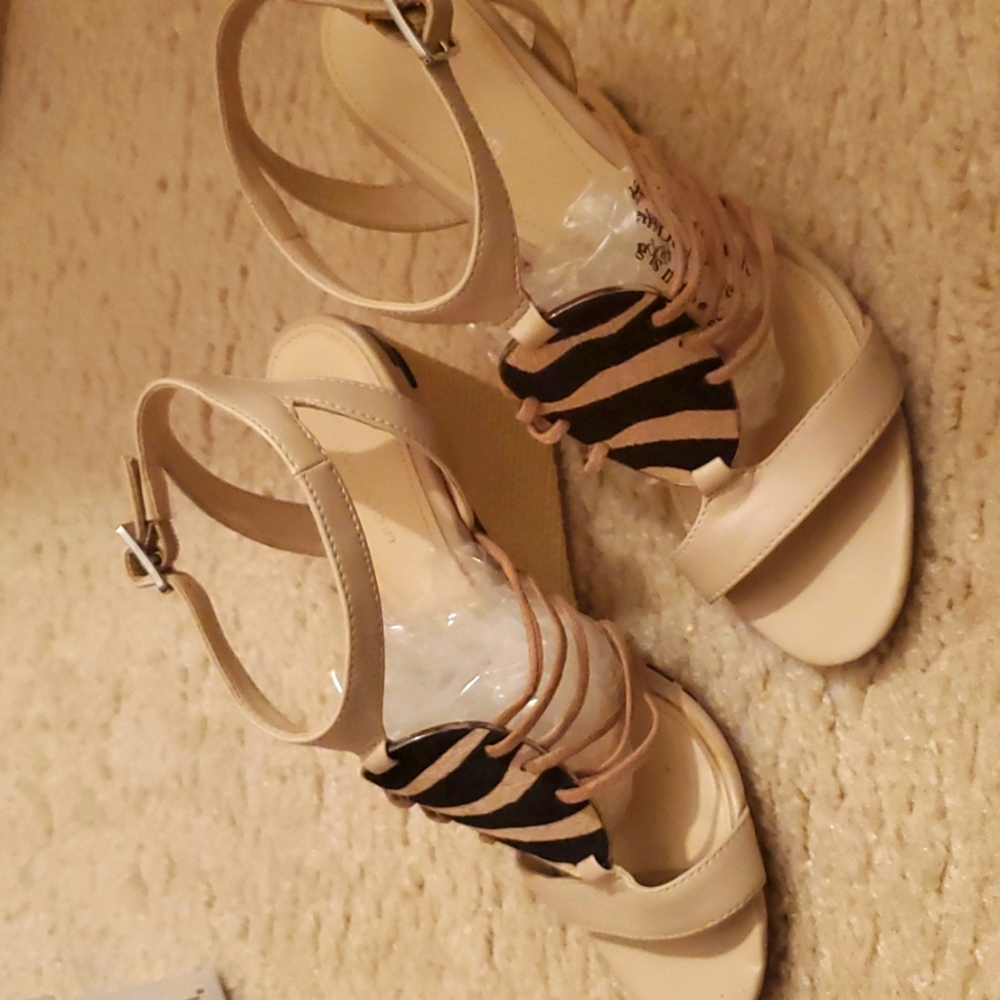 Calvin Klein Wedge print shoe